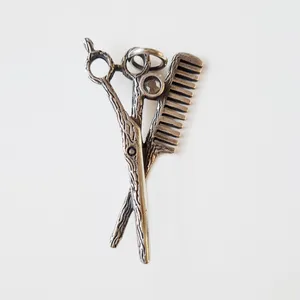 آویز گردنبند مدل شونه و قیچی