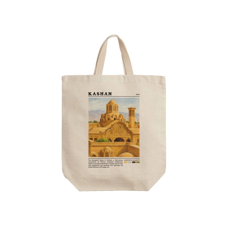 ساک خرید ترمه طراحان ایده مدل خانه بروجردی ها کاشان کد map0803 - S