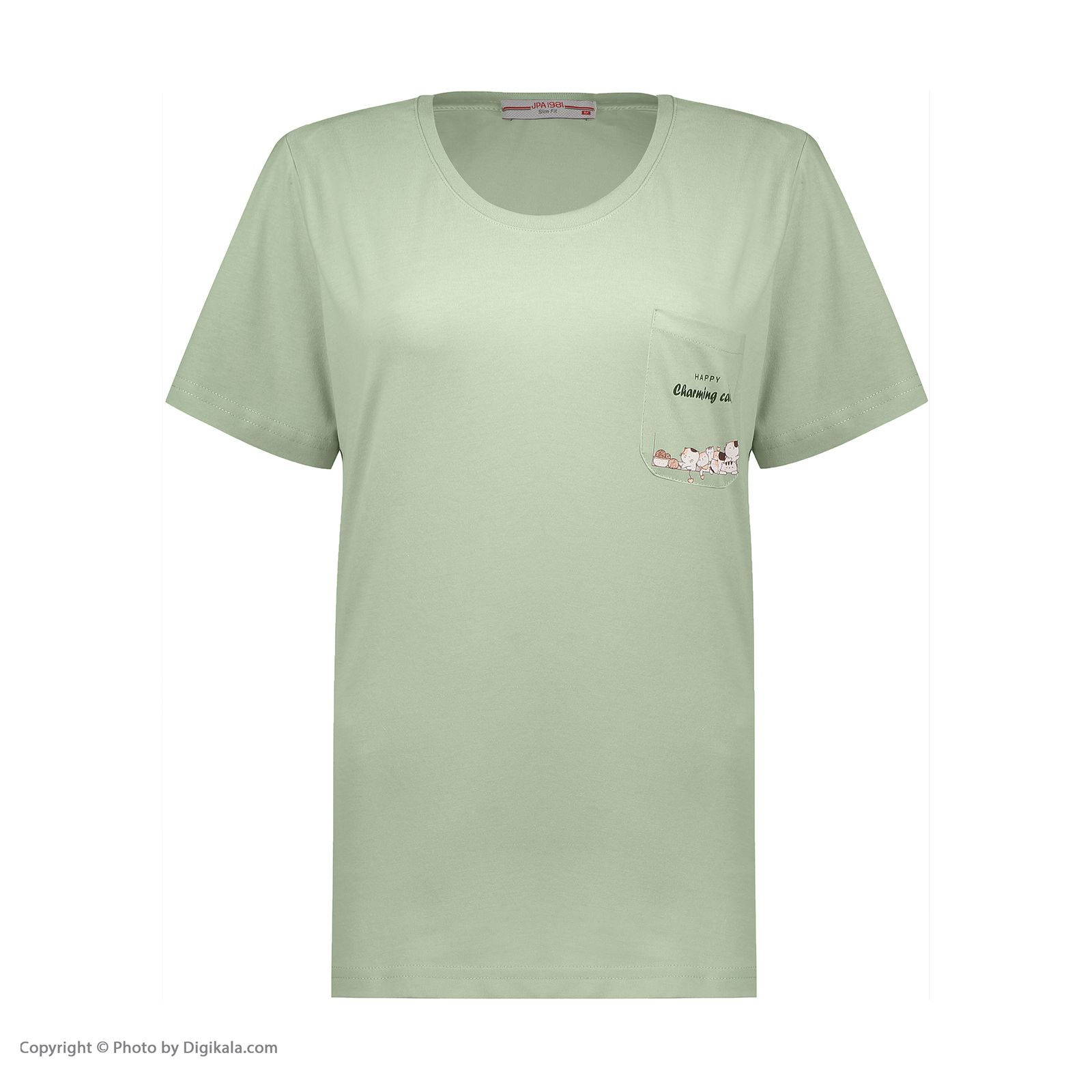 تی شرت زنانه جامه پوش آرا مدل 4012010332-41 -  - 5