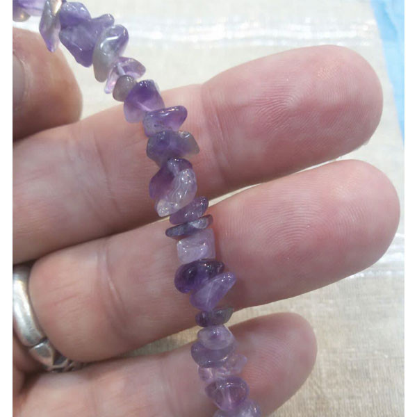 دستبند مدل سنگ طبیعی آمتیست دستبند مدل سنگ طبیعی آمتیست