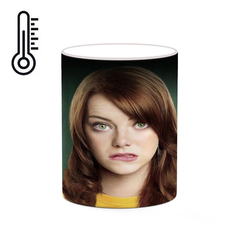 ماگ حرارتی کاکتی طرح اما استون Emma Stone مدل mgh25966