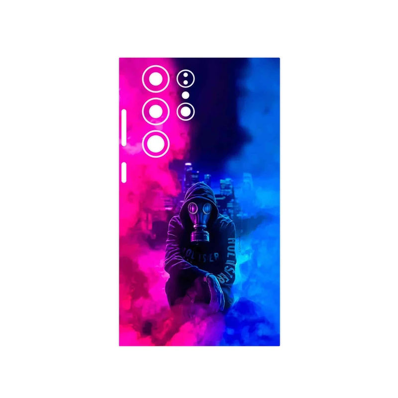 برچسب پوششی ماهوت مدل Smoke Rainbow Digital Art 2 مناسب برای گوشی موبایل سامسونگ Galaxy S23 Ultra