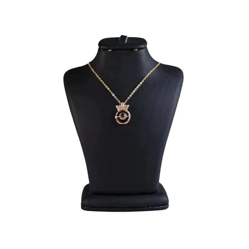 گردنبند زنانه مدل دوست دارم به صد زبان دنیا 50/2