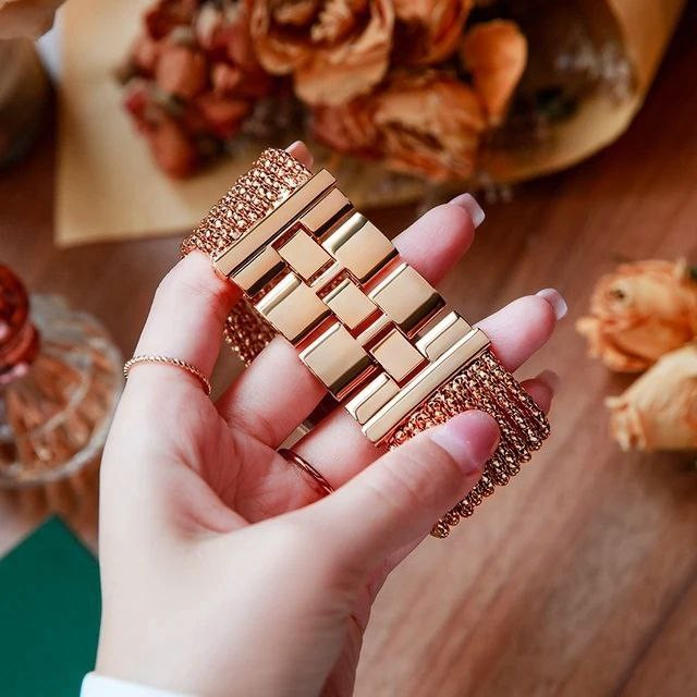 ساعت مچی عقربه ای زنانه مدل دستبندی پهن02