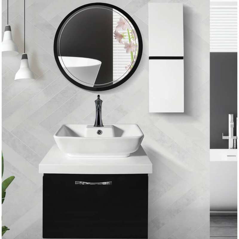 ست کابینت و روشویی کد 2026 به همراه آینه و باکس