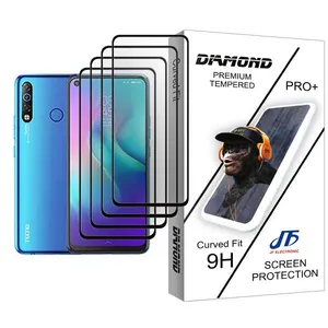 JF Diamond Glass MIX004 Screen Protector For  Camon 12 Air Pack Of 4