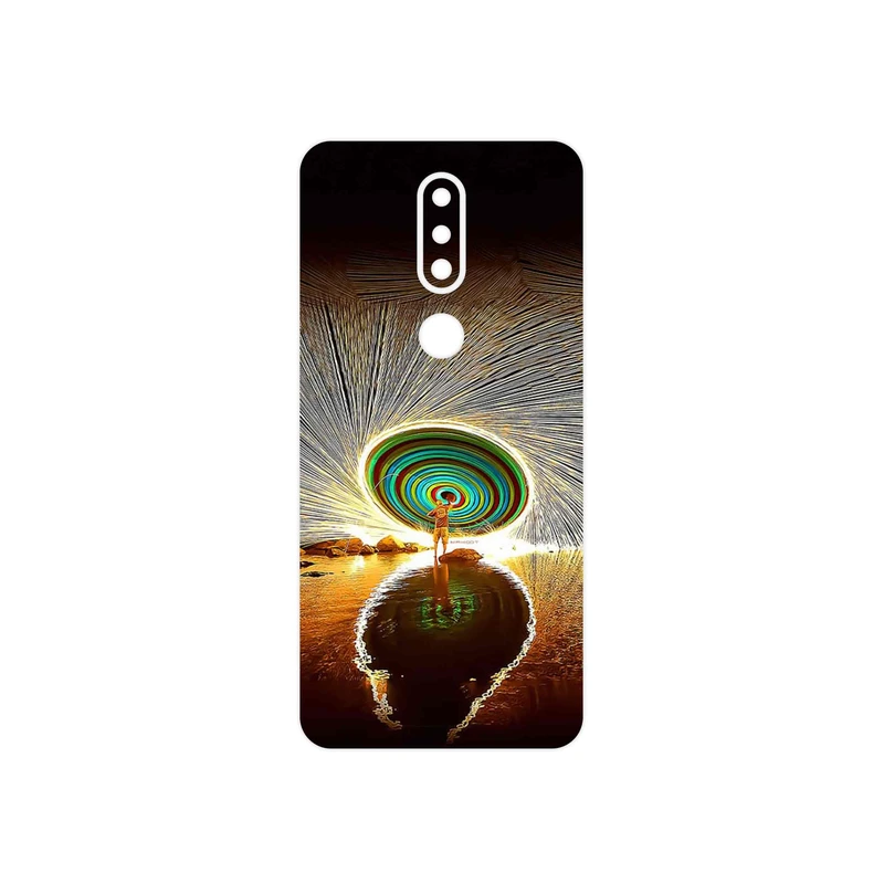 برچسب پوششی ماهوت مدل Night Light Fountain مناسب برای گوشی موبایل نوکیا 7.1