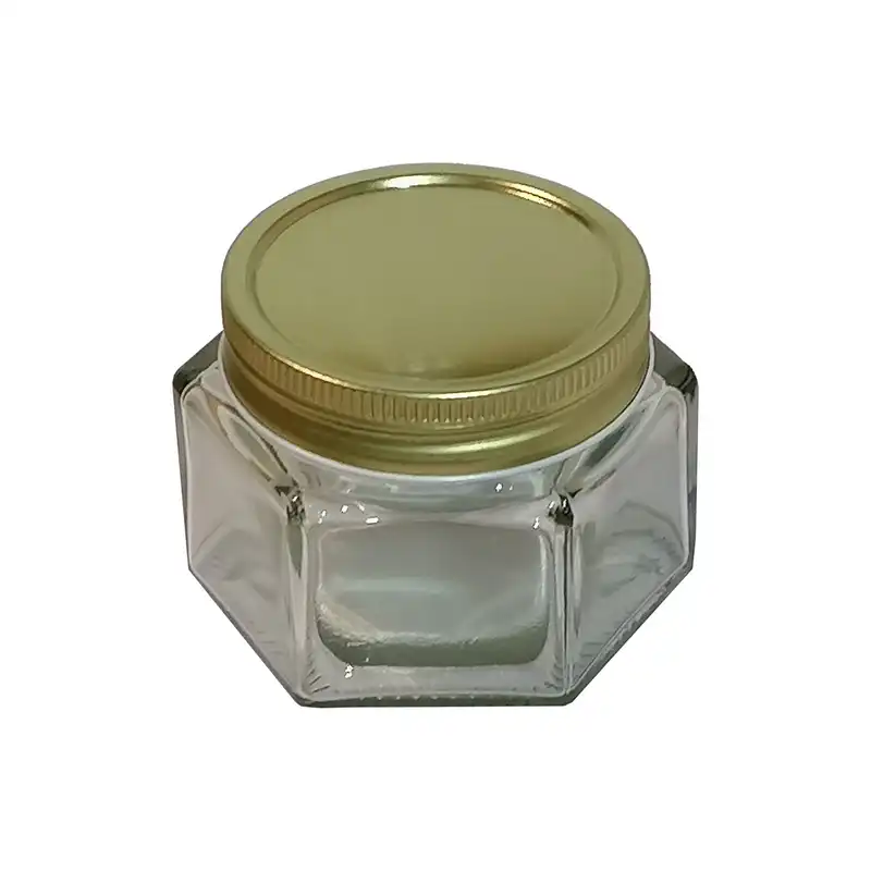 شیشه شمع استوانه ای شش ضلعی کد C90