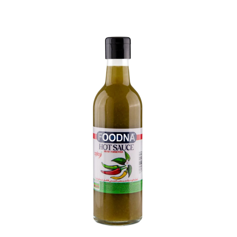 سس فلفل تند سبز شیشه فودنا - 350 میلی لیتر