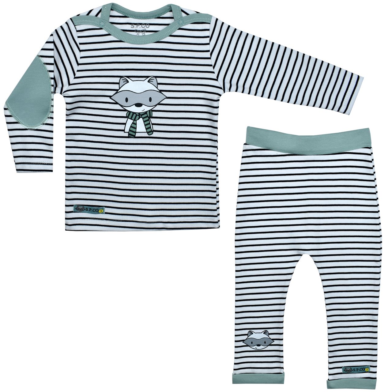 ست تی شرت و شلوار نوزادی اسپیکو مدل رافائل -  - 1