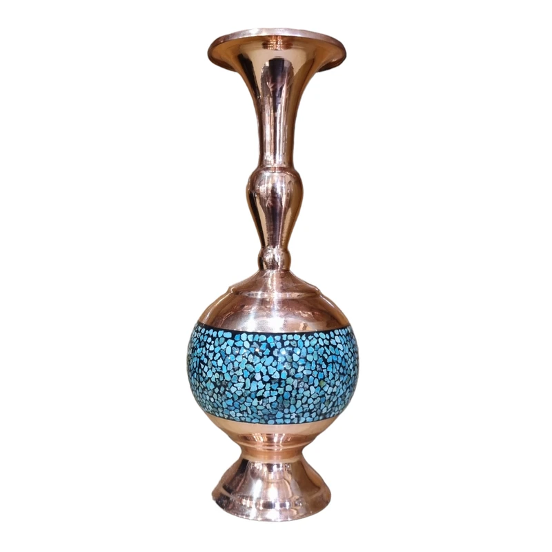 گلدان فیروزه کوبی کد 17