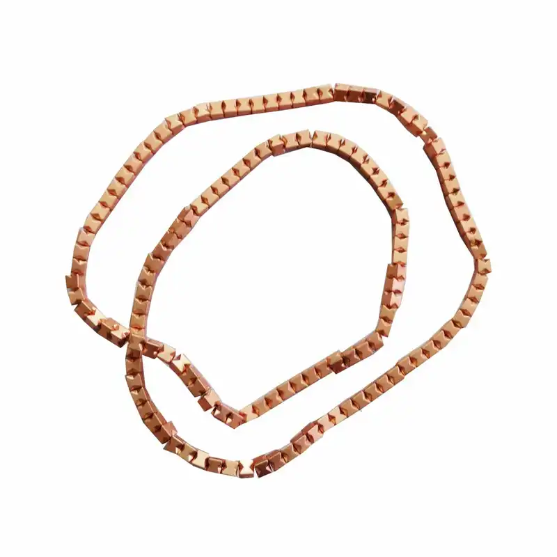 مهره دستبند مدل حدید چند وجهی کد MO-1005 مجموعه 40 عددی