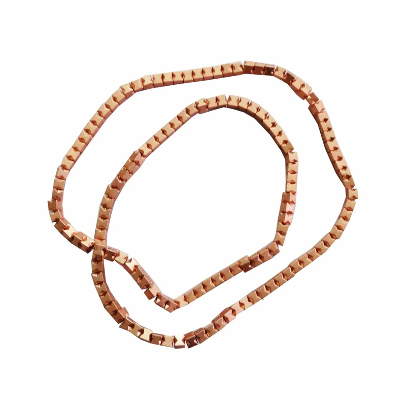 مهره دستبند مدل حدید چند وجهی کد MO-1005 مجموعه 40 عددی