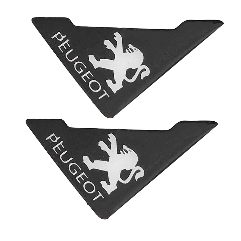 برچسب کنج درب خودرو کالانیکس مدل ZAR-PUGBLC-100294 طرح ژله ای مناسب برای پژو 206 مجموعه 2 عددی