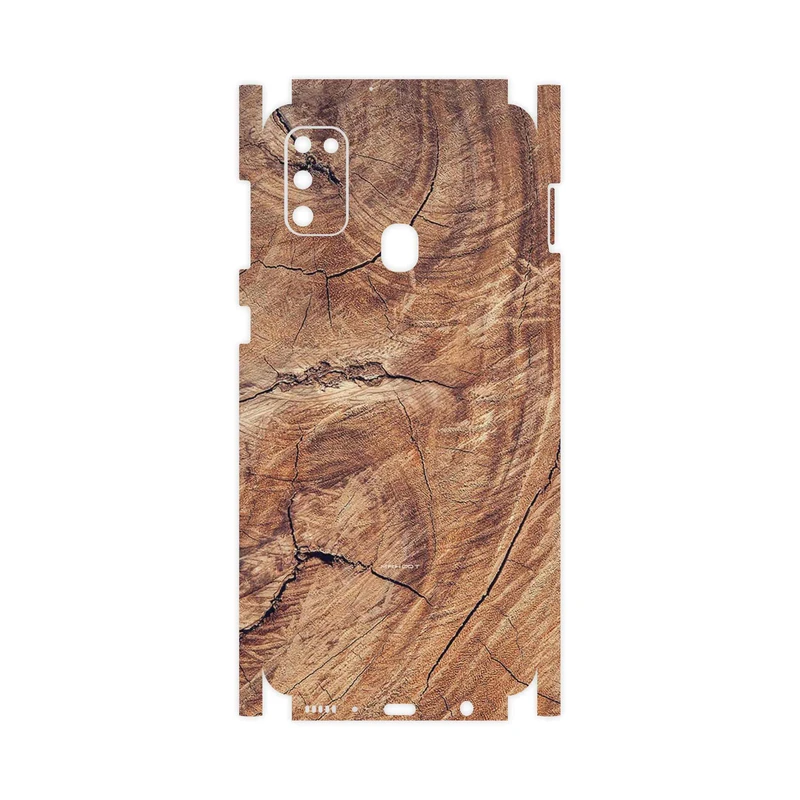 برچسب پوششی ماهوت مدل Wood Texture 5-FullSkin مناسب برای گوشی موبایل سامسونگ Galaxy M21