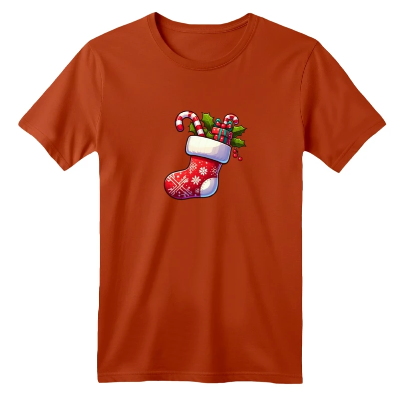 تی شرت آستین کوتاه بچگانه مدل کریسمسی کد 015  