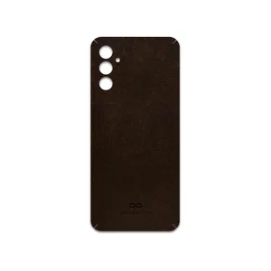 MAHOOT Dark-Brown-Leather Cover Sticker for Samsung Galaxy M13 India
