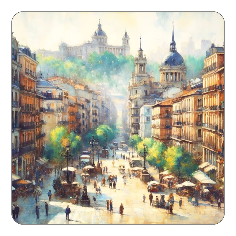 مگنت کاکتی طرح نقاشی رنگ روغن مدل mp73553