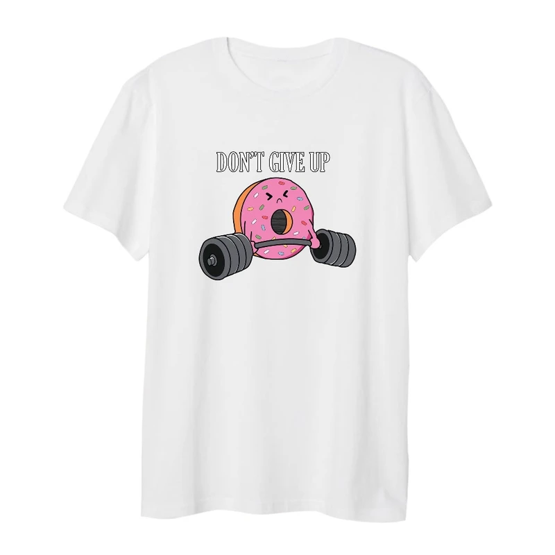 تی شرت لانگ آستین کوتاه زنانه مدل دونات ورزشکار