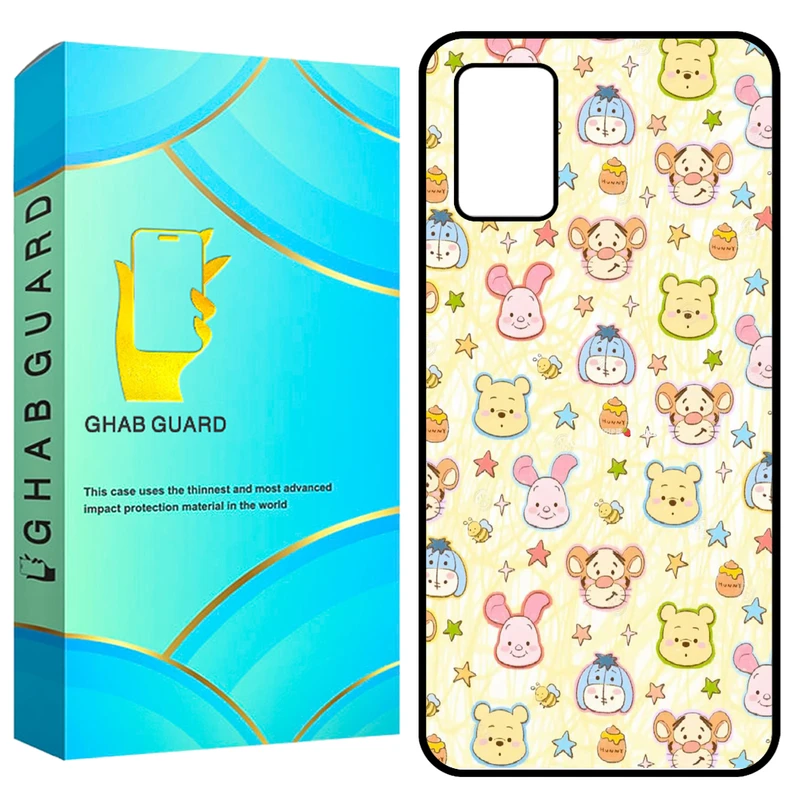 کاور قاب گارد طرح پو و دوستان مدل GCHPA03S مناسب برای گوشی موبایل سامسونگ Galaxy A02s / M02s / A03s  