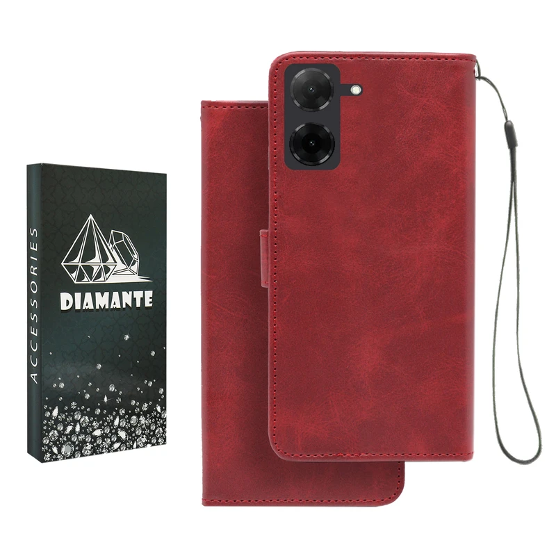 کیف کلاسوری دیامانته مدل Mortand Bk مناسب برای گوشی موبایل شیائومی Redmi A5 به همراه بندآویز