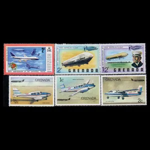 تمبر یادگاری مدل خارجی مجموعه 6 عددی 