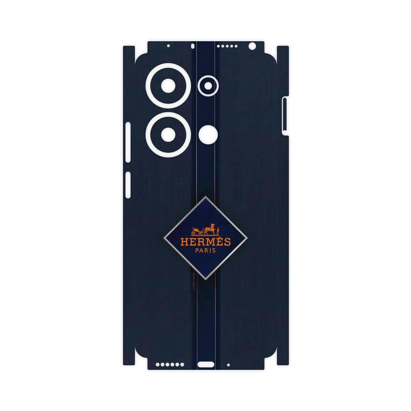 برچسب پوششی ماهوت مدل Hermes_Logo-FullSkin مناسب برای گوشی موبایل شیائومی Poco M6 Pro 4G