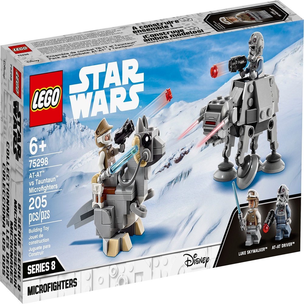 لگو سری Starwars مدل  AT-AT vs. Tauntaun Microfighters 75298