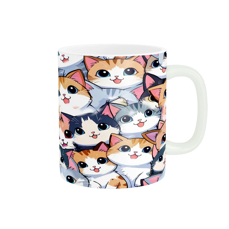 ماگ پادآفرین مدل گربه های بامزه و کیوت کد p9641