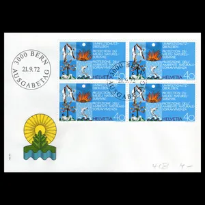 تمبر یادگاری مدل پاکت مهر روز مجموعه 4 عددی