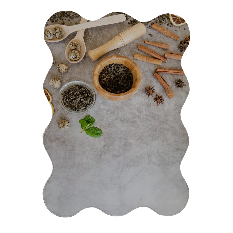 پادری مدل دالبر طرح آشپزخانه کد 8308 سایز 80x110 سانتی متر