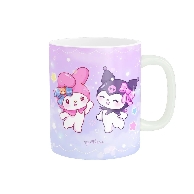 ماگ پادآفرین مدل کارتونی طرح ملودی و کرومی کد p9074