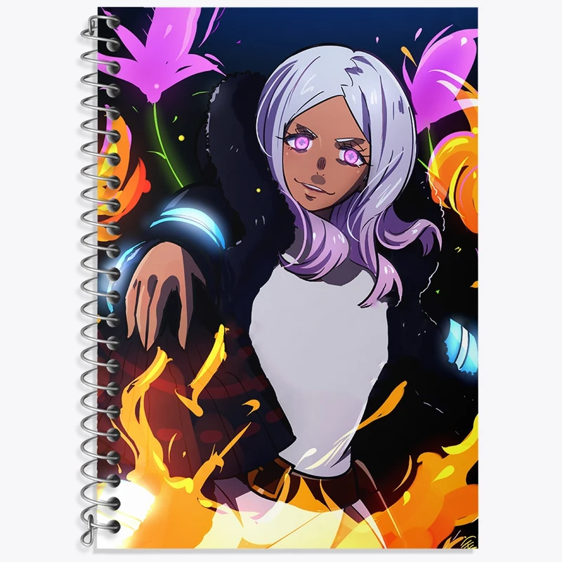 دفتر لغت 50 برگ خندالو طرح هیبانا انیمه نیروی آتش کد 32268