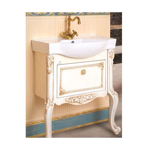 ست کابینت و روشویی بومرنگ مدل لیندا