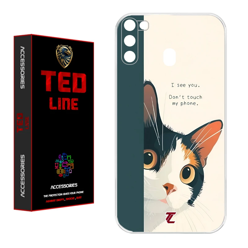 کاور تدلاین طرح گربه کد 1222 مناسب برای گوشی موبایل سامسونگ Galaxy A11