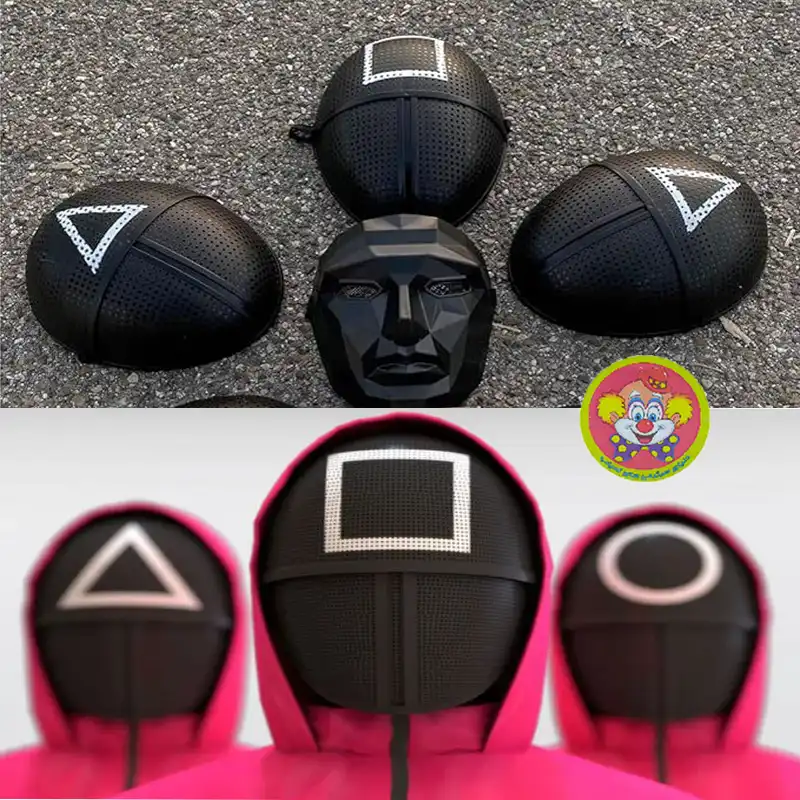 ماسک ایفای نقش دنیای سرگرمی های کمیاب مدل بازی مرکب اسکویید گیم