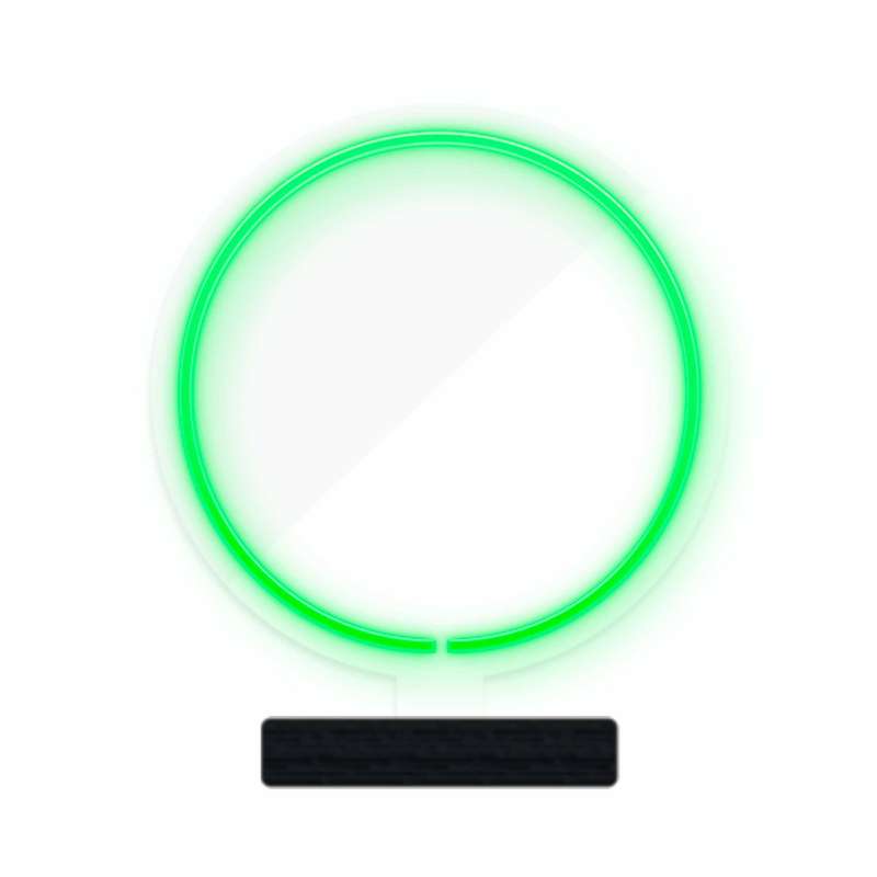 چراغ رومیزی ریموت دار مدل CIRCLE-GL_GR-GLASS