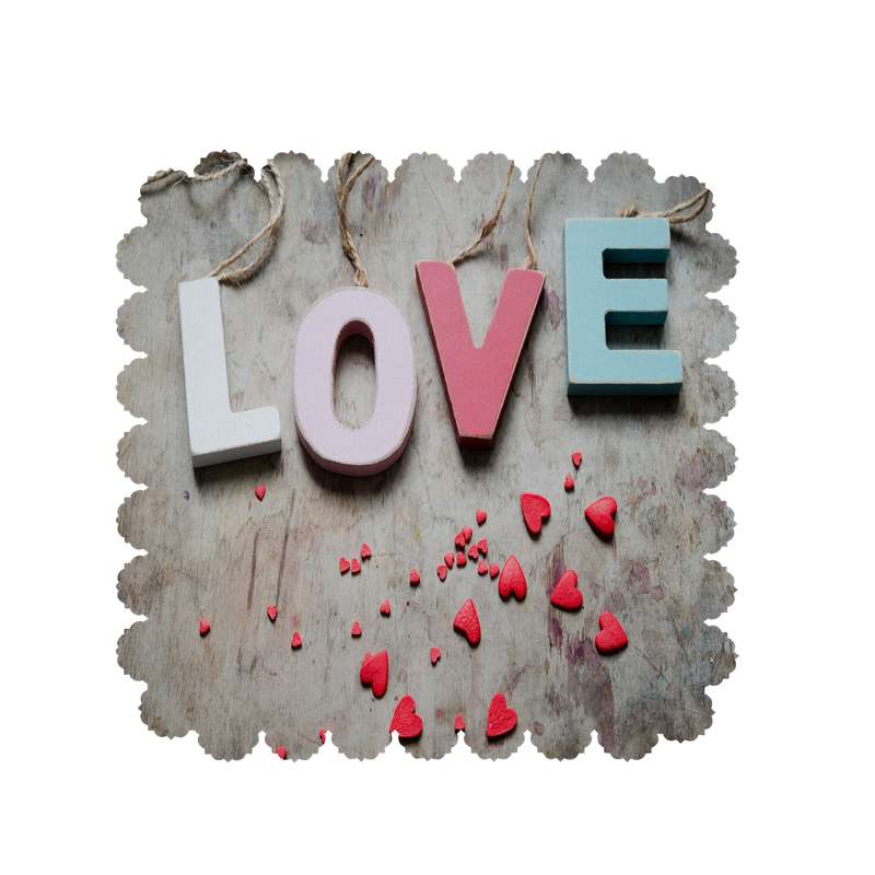  رومیزی طرح love کد 6238B
