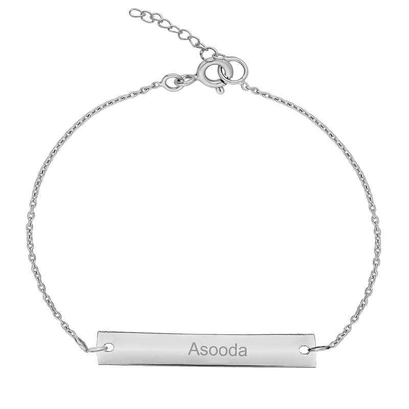 دستبند نقره زنانه ترمه ۱ مدل آسودا کد DN 3075