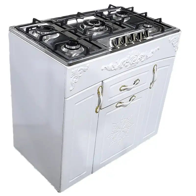 اجاق گاز 5 شعله هاکان مدل چهار درب صفحه استیل اپکسی کوهان دار