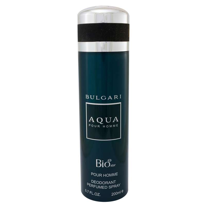 اسپری بدن مردانه بیو استار مدل AQVVA BULGARI حجم 200 میلی لیتر اسپری بدن مردانه بیو استار مدل AQVVA BULGARI حجم 200 میلی لیتر