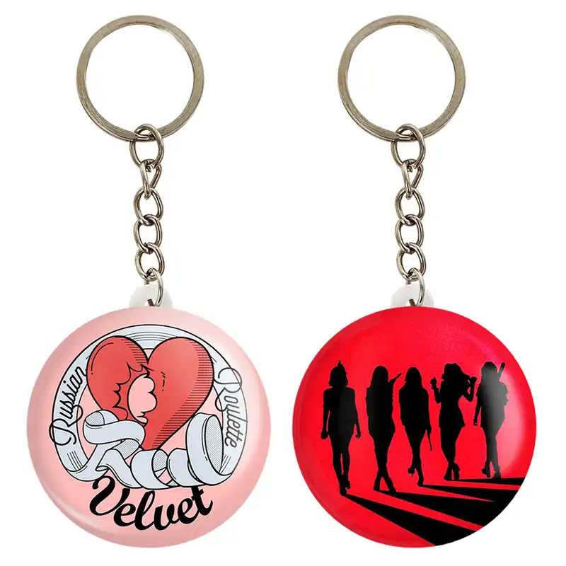 جاکلیدی خندالو مدل گروه رد ولوت Red Velvet کد 1969419696 مجموعه 2 عددی