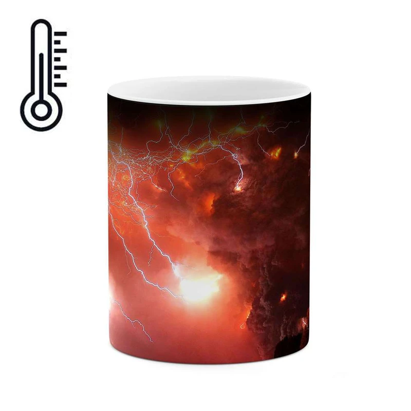 ماگ حرارتی کاکتی مدل رعد و برق کد  mgh12598