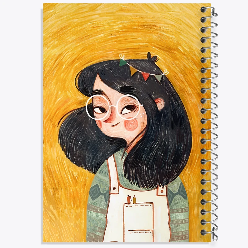 دفتر نقاشی 50 برگ خندالو طرح دخترانه کد F7661