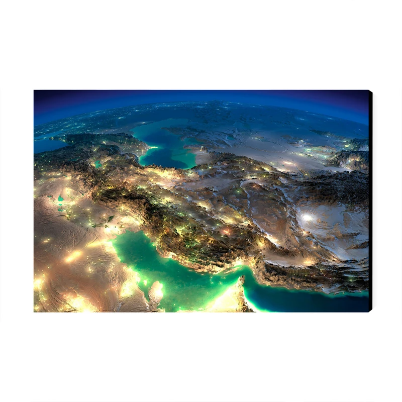 تابلو شاسی عرش مدل فانتزی نقشه ایران کد As3325