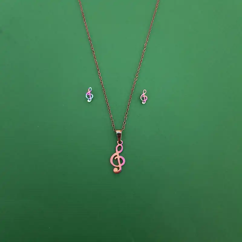 نیم ست زنانه مدل نت موسیقی