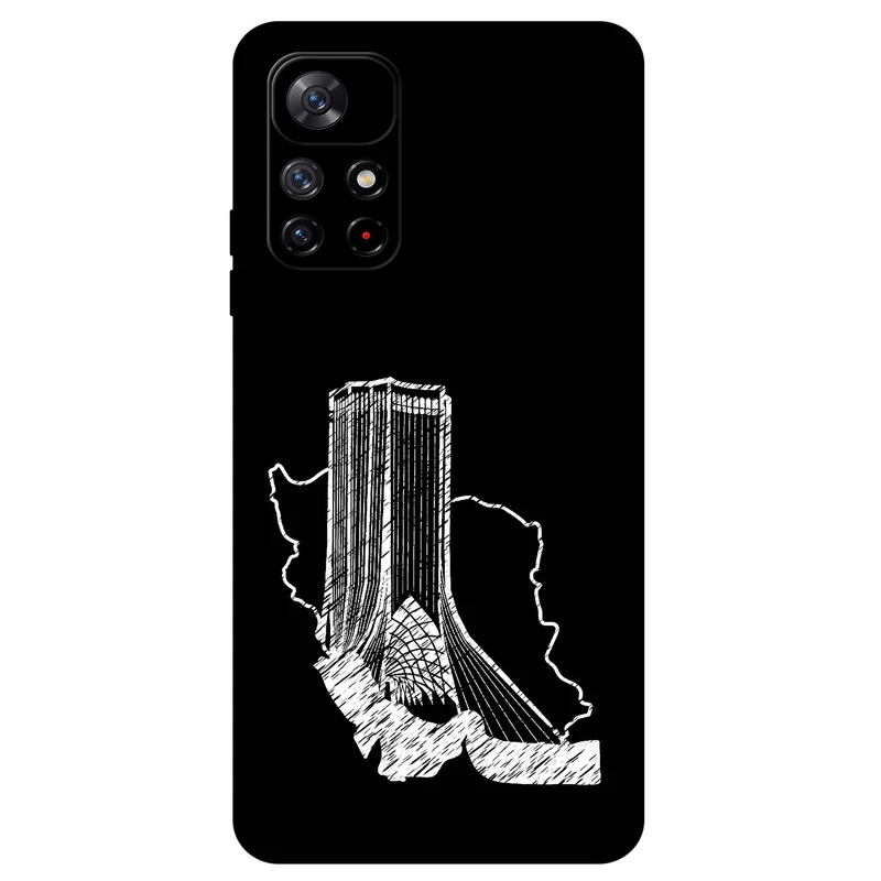 کاور مگافون طرح برج آزادی مدل 1628 مناسب برای گوشی موبایل شیائومی Redmi Note 11s 5G / 11T 5G