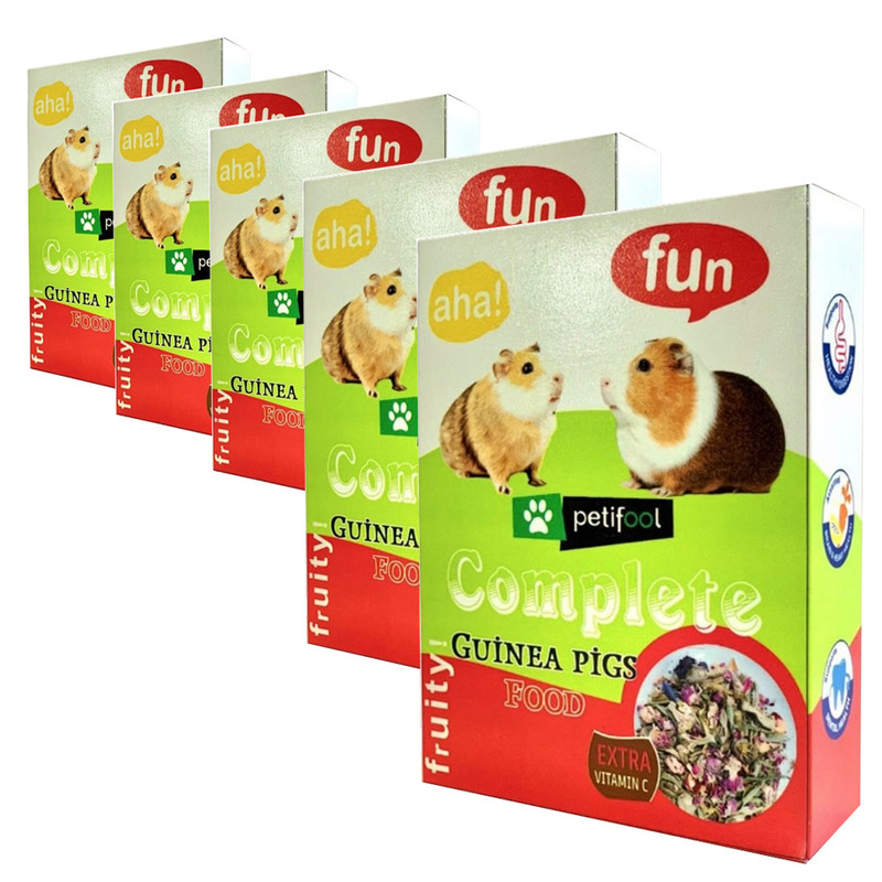 غذای خوکچه هندی پتی فول کد PG750 وزن 750 گرم بسته 3 عددی