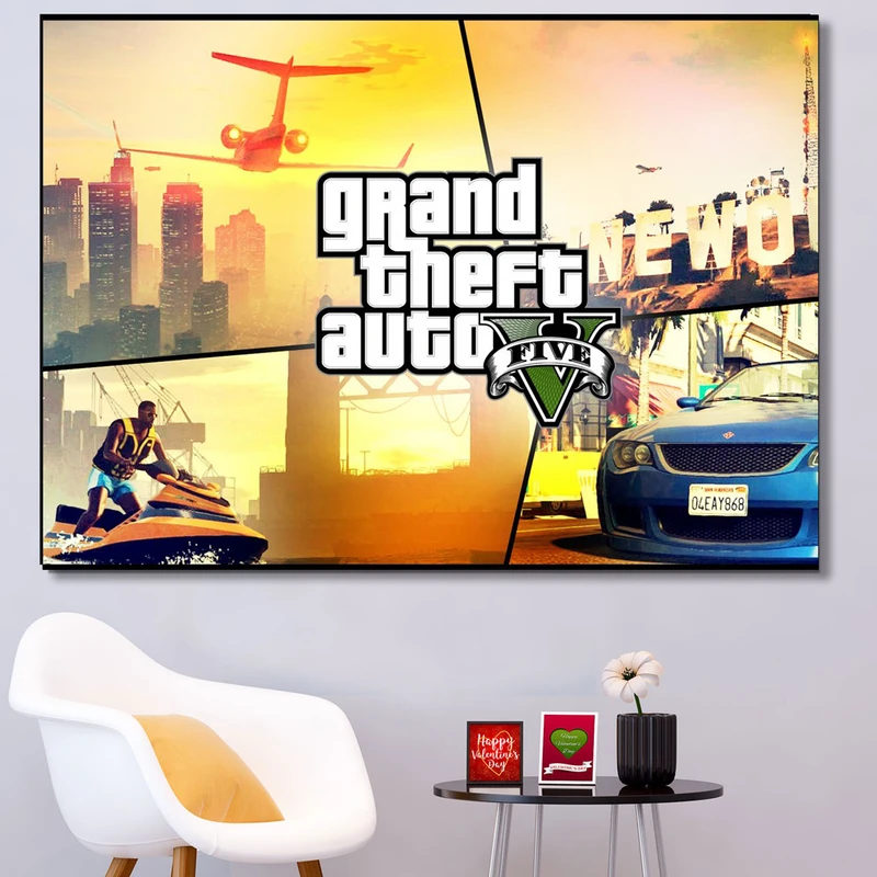 تابلو شاسی گالری استاربوی مدل بازی GTA V کد Game 16