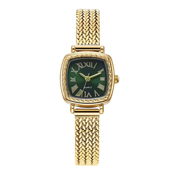 ساعت مچی عقربه‌ای کوارتز زنانه مدل اسپرت مینیمال طرح بافت گندمی کد 1